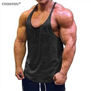 Chaleco de yoga para hombre con escote grande